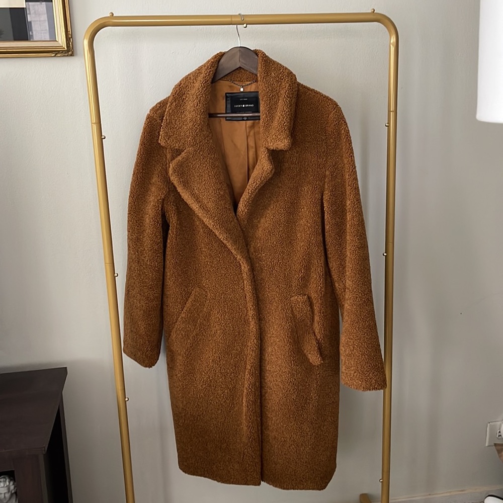 Lucky Brand Brown Teddy Jacket